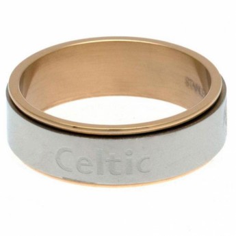 FC Celtic pierścionek Bi Colour Spinner Ring Medium