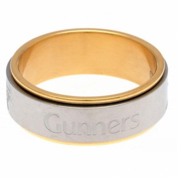 Arsenal pierścionek Bi Colour Spinner Ring Large