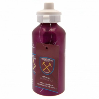 West Ham United bidon Aluminium Drinks Bottle SG signature