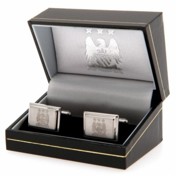 Manchester City spinki mankietowe Stainless Steel Cufflinks EC