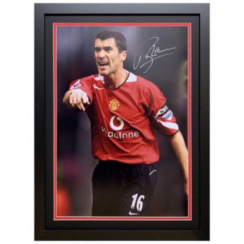 Słynni piłkarze obrazek w ramce Manchester United FC Keane Signed Framed Print