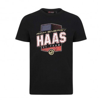 Haas F1 koszulka męska Graphic USA Logo black F1 Team 2019
