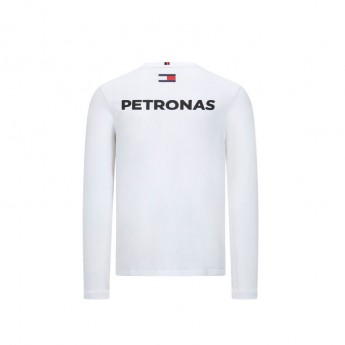 Mercedes AMG Petronas męska koszulka z długim rękawem white F1 Team 2020