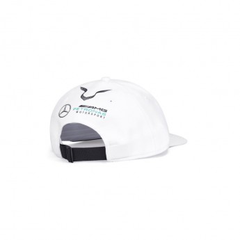 Mercedes AMG Petronas czapka flat baseballówka Lewis Hamilton white F1 Team 2020