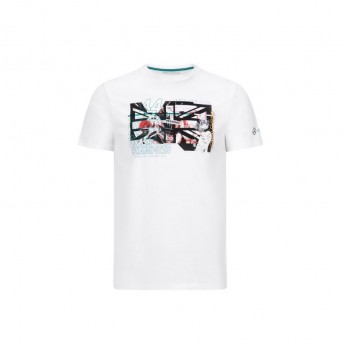 2020 Mercedes AMG F1 Mens Lewis Graphic T-shirt white