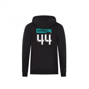 Mercedes AMG Petronas dziecięca bluza z kapturem Lewis 44 hooded black F1 Team 2020