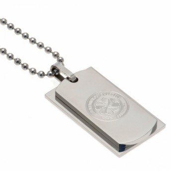 FC Celtic naszyjnik z zawieszką Dog Tag