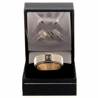 Manchester City pierścionek Bi Colour Spinner Ring Small