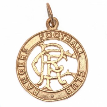 FC Rangers złoty brelok 9ct Gold Pendant Round Crest