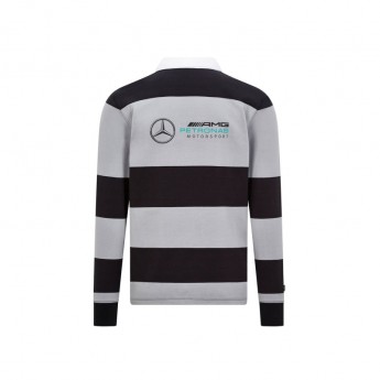 Mercedes AMG Petronas męska koszulka polo stripe longsleeve F1 Team 2020