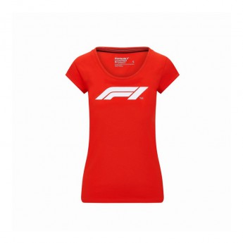 Formuła 1 koszulka damska logo red 2020