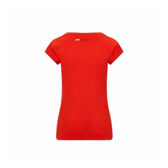 Formuła 1 koszulka damska logo red 2020
