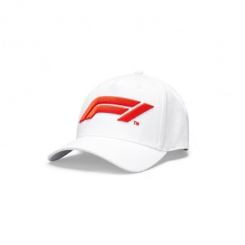 Formuła 1 czapka baseballówka logo white 2020