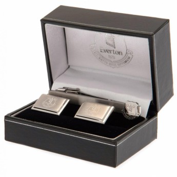 FC Everton zestaw krawat, spinka i guziczki do mankietów Tie Slide & Cufflink Set
