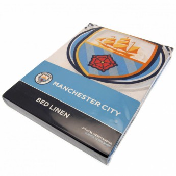 Manchester City pościel na jedno łóżko Single Duvet Set LC