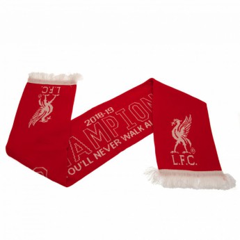 Liverpool szalik zimowy Champions Of Europe Scarf