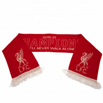 Liverpool szalik zimowy Champions Of Europe Scarf