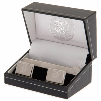 FC Celtic zestaw krawat, spinka i guziczki do mankietów Tie Slide & Cufflink Set