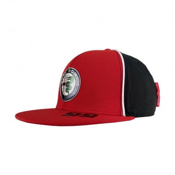 Alfa Romeo Racing czapka flat baseballówka Giovinazzi brim redblack F1 Team 2020