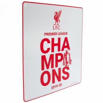 Liverpool tablica na ścianę Premier League Champions WT