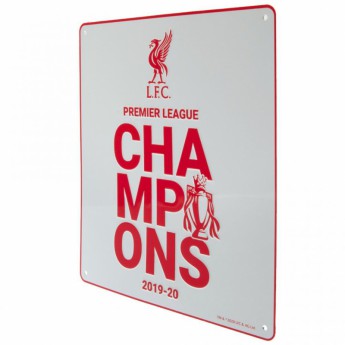 Liverpool tablica na ścianę Premier League Champions WT