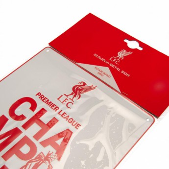 Liverpool tablica na ścianę Premier League Champions WT