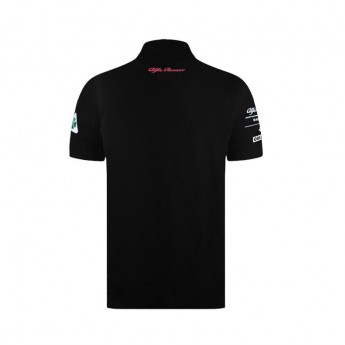 Alfa Romeo Racing męska koszulka polo Silver Tribute black F1 Team 2020