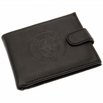 Manchester City skórzany portfel Anti Fraud Wallet
