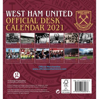 West Ham United kalendarz 2021
