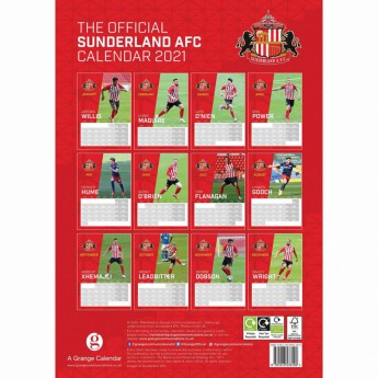 Sunderland kalendarz 2021