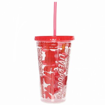 Liverpool kubek ze słomką Kids Beaker YNWA