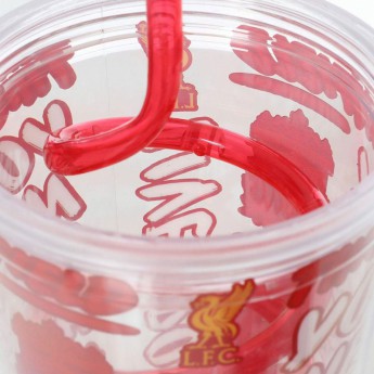 Liverpool kubek ze słomką Kids Beaker YNWA