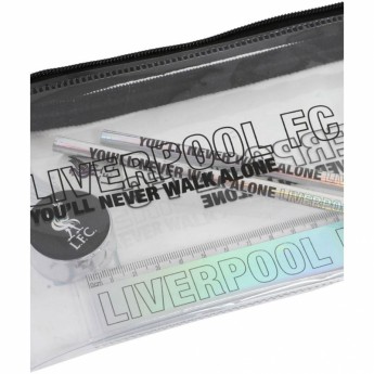 Liverpool zestaw szkolny black and silver Stationery Set