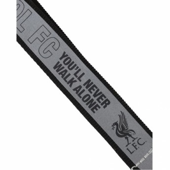 Liverpool długopis na sznurku black and grey Lanyard Pen