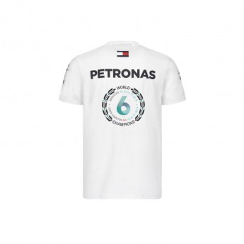 Mercedes AMG Petronas koszulka męska Lewis Champion White F1 Team 2020