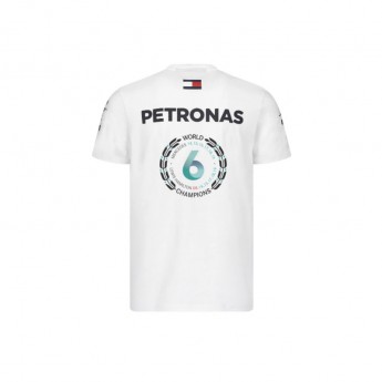 Mercedes AMG Petronas koszulka męska Lewis Champion White F1 Team 2020
