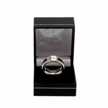 FC Everton pierścionek Black Inlay Ring Large