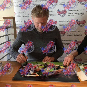 Słynni piłkarze obrazek w ramce Schmeichel Signed Framed Print