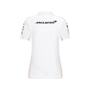 McLaren Honda damska koszulka polo White F1 Team 2021