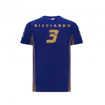 McLaren Honda koszulka męska Ricciardo Blue F1 Team 2021