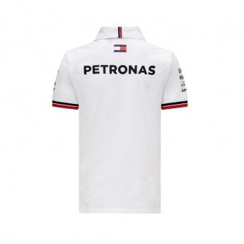 Mercedes AMG Petronas męska koszulka polo White F1 Team 2021