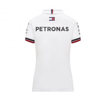 Mercedes AMG Petronas damska koszulka polo White F1 Team 2021