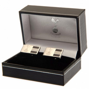 Tottenham spinki mankietowe Stainless Steel Stripe Cufflinks