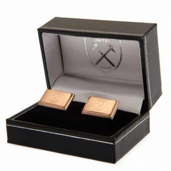 West Ham United spinki mankietowe Rose Gold Plated Cufflinks