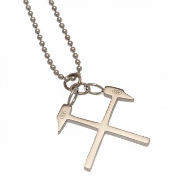 West Ham United naszyjnik z zawieszką Stainless Steel Pendant & Chain HM