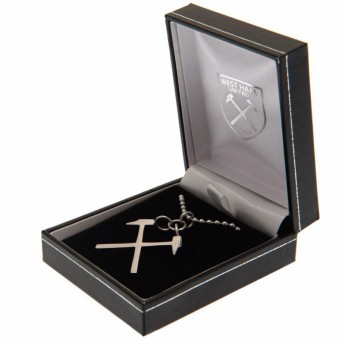 West Ham United naszyjnik z zawieszką Stainless Steel Pendant & Chain HM