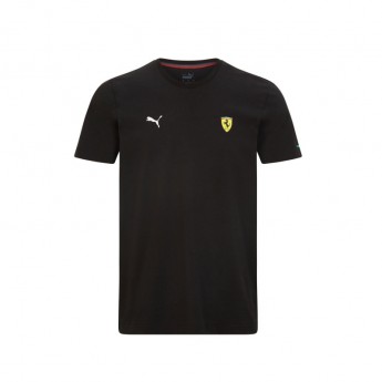 Ferrari koszulka męska Small Shield PUMA Black F1 Team 2021