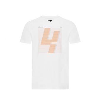 McLaren Honda koszulka męska Lando NO4 White F1 Team 2021