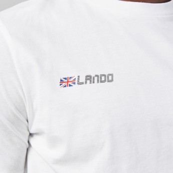 McLaren Honda koszulka męska Lando NO4 White F1 Team 2021