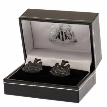 Newcastle United spinki mankietowe Black IP Cufflinks